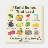 Strong Bones Fridge Magnet (Vorne)