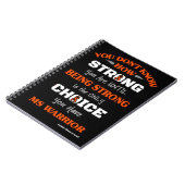 Strong/Choice 2...MS Notebook Notizblock (Linke Seite)