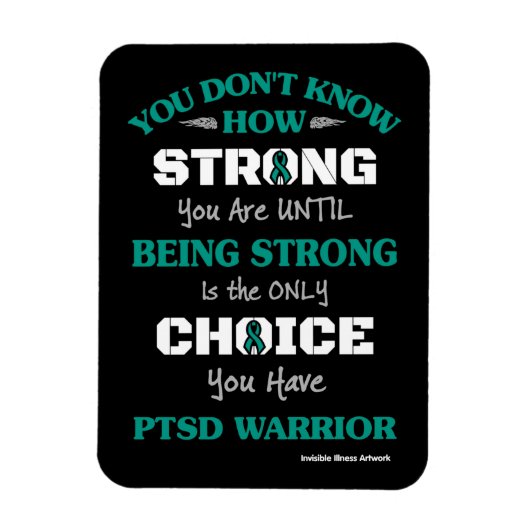 Strong/Choice 2...PTSD Magnet (Vertikal)