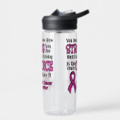 Strong/Choice.. Brustkrebs Trinkflasche (Links)