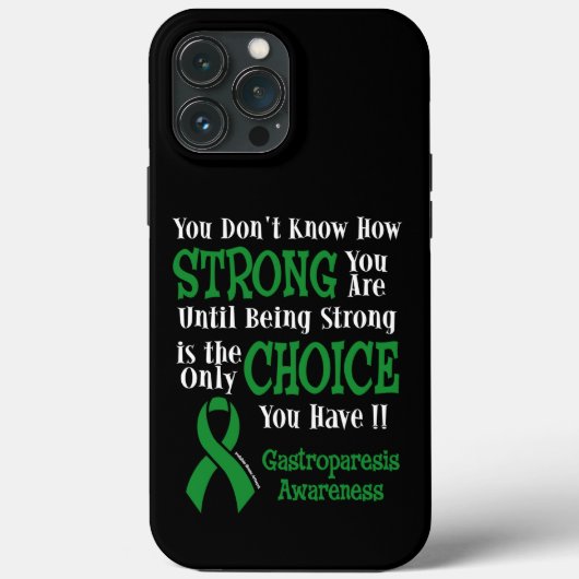 Strong/Choice.. Gastroparesis Case-Mate iPhone Hülle (Rückseite)