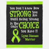 Strong/Choice.. Lyme Fleecedecke (Vorderseite)