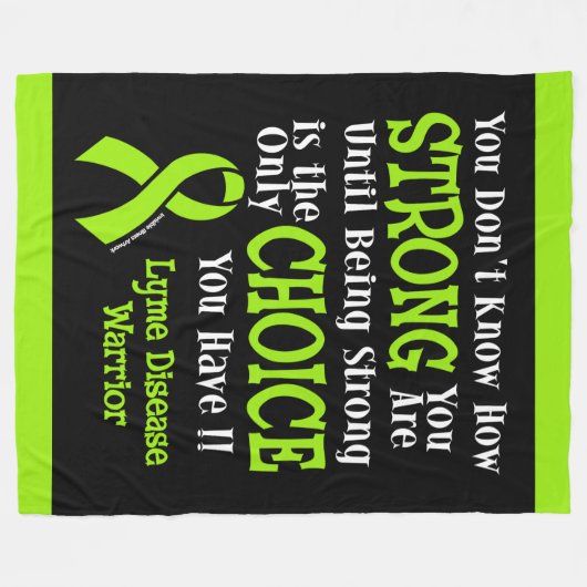 Strong/Choice.. Lyme Fleecedecke (Vorderseite (Horizontal))