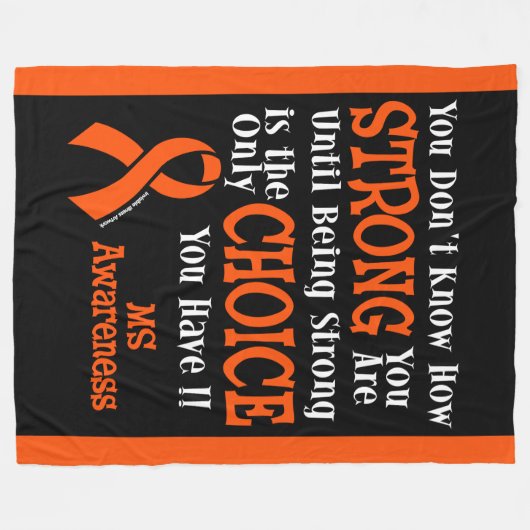 Strong/Choice...MS Fleecedecke (Vorderseite (Horizontal))