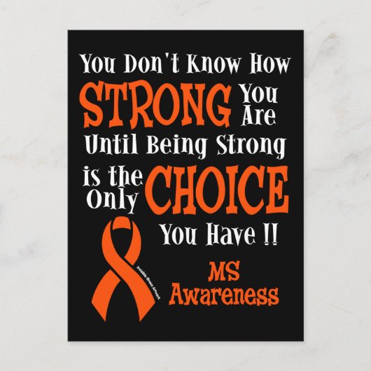 Strong/Choice...MS Postkarte (Vorderseite)