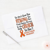 Strong/Choice...MS Quadratischer Aufkleber (Umschlag)