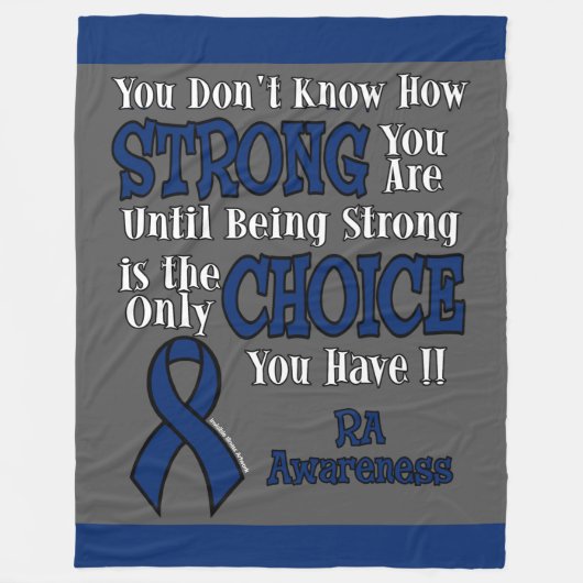 Strong/Choice ...RA Fleecedecke (Vorderseite)