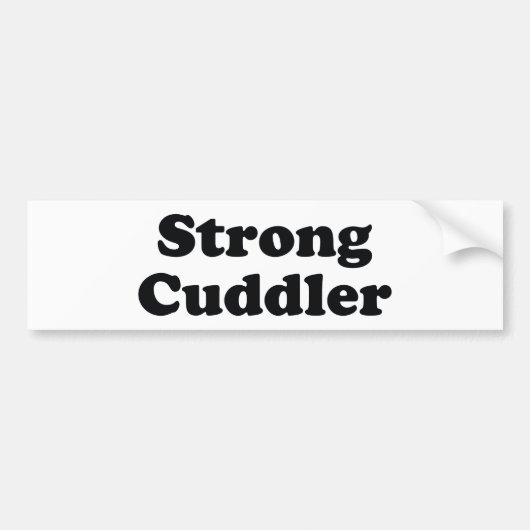 Strong Cuddler Autoaufkleber (Vorne)