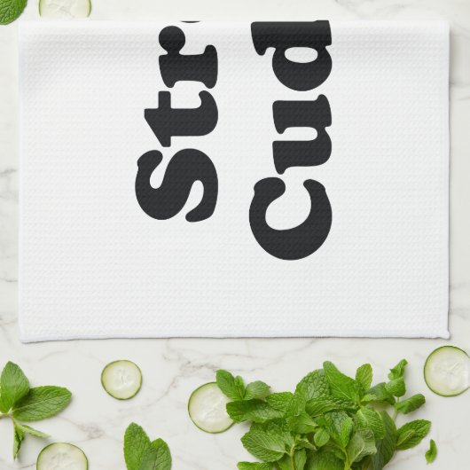 Strong Cuddler Geschirrtuch (Gefaltet)