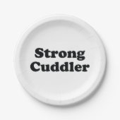Strong Cuddler Pappteller (Vorderseite)