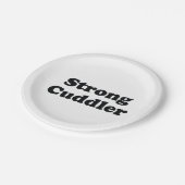 Strong Cuddler Pappteller (Schrägansicht)