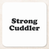 Strong Cuddler Rechteckiger Pappuntersetzer (Vorderseite)
