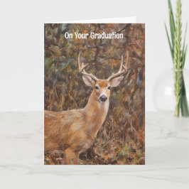 Strong Deer Buck Abschluss Card Anyone Karte