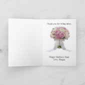 Strong Female Character Role Model Mother's Day Karte (Innenseite)