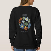 Strong Flower Print Sweatshirt (Rückseite)