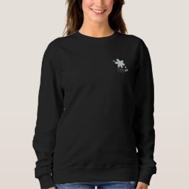 Strong Flower Print Sweatshirt
