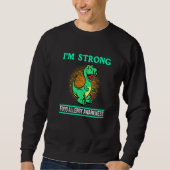 Strong Food Allergity Awareness Month Aquamarin Ri Sweatshirt (Vorderseite)