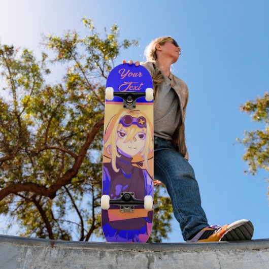 Strong girl Anime Skateboard (Außenbereich 1)