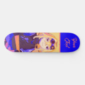 Strong girl Anime Skateboard (Horizontal)