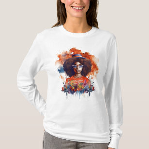 Strong Girl Black History Strong African T-Shirt