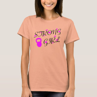 Strong Girl - Fitness Ladys Burnout T - Shirt