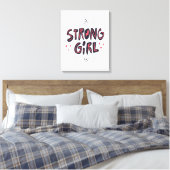 Strong Girl Leinwanddruck (Insitu (Schlafzimmer))