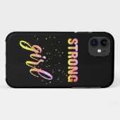 Strong Girl Pastel Star Case-Mate iPhone Hülle (Rückseite (Horizontal))