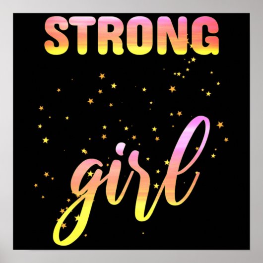Strong Girl Pastel Star Poster (Vorne)