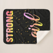 Strong Girl Pastel Star Sherpadecke (Vorderseite (Horizontal))