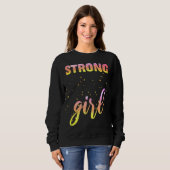 Strong Girl Pastel Star Sweatshirt (Vorne ganz)