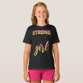 Strong Girl Pastel Star T-Shirt (Vorne ganz)