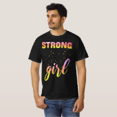 Strong Girl Pastel Star T-Shirt (Vorne ganz)