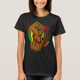 Strong Hand Black History Montag BLM T-Shirt