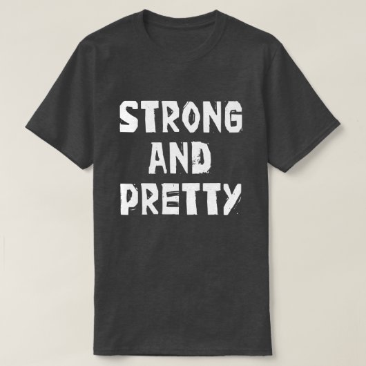 Strong & Hübsch Worlds Strongest Man T - Shirt (Design vorne)