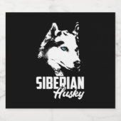 Strong Husky Siberian Bierflaschenetikett (Einzelnes Label)