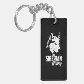 Strong Husky Siberian Schlüsselanhänger (Vorderseite links)