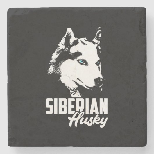 Strong Husky Siberian Steinuntersetzer (Vorderseite)