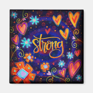 "Strong" Inspirivity ONE WORD Magnet