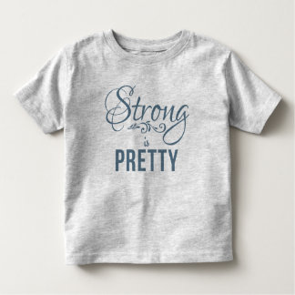 Strong is Hübsch GreyBlue Kids T Kleinkind T-shirt