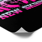 Strong Is The New Skinny Workout Quotes Poster (Ecke)