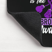 Strong is the only Choice Fibromyalgie Awareness 1 Mousepad (Ecke)