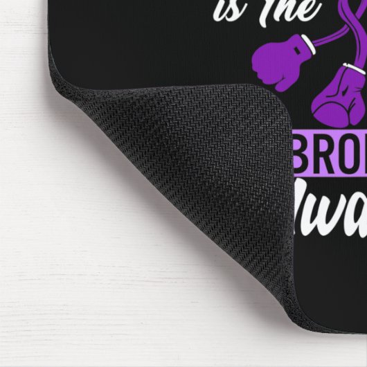 Strong is the only Choice Fibromyalgie Awareness 1 Mousepad (Ecke)