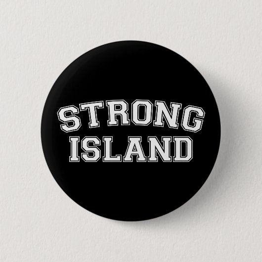 Strong Island, NYC, USA Button (Vorderseite)
