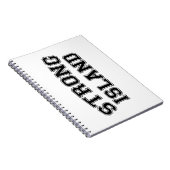 Strong Island, NYC, USA Notizblock (Rechte Seite)