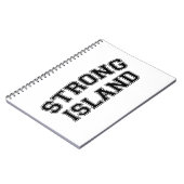 Strong Island, NYC, USA Notizblock (Linke Seite)