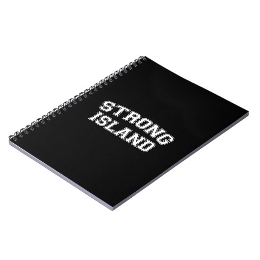Strong Island, NYC, USA Notizblock (Linke Seite)