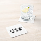 Strong Island, NYC, USA Rechteckiger Pappuntersetzer (Vor Ort)