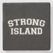 Strong Island, NYC, USA Steinuntersetzer (Vorderseite)