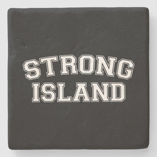 Strong Island, NYC, USA Steinuntersetzer (Vorderseite)
