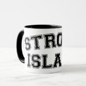Strong Island, NYC, USA Tasse (Vorderseite Links)
